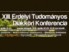 13th Transylvanian Students' Scientific Conference